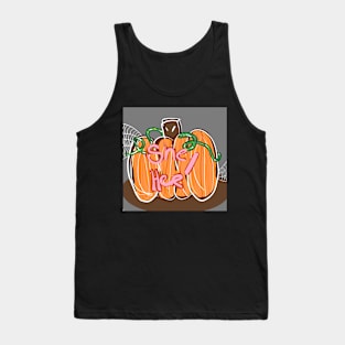 Halloween pumpkin She/her Tank Top